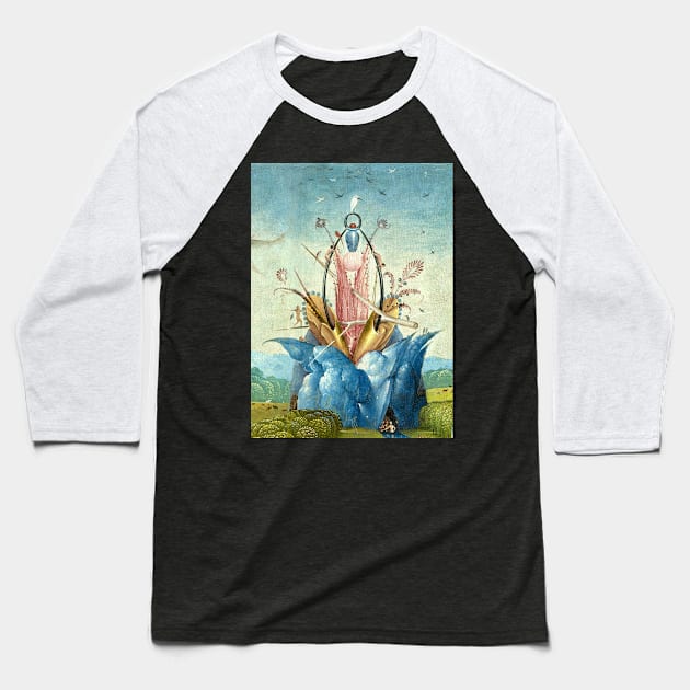 Tower (The Garden of Earthly Delights) T-Shirt Baseball T-Shirt by metaphysical